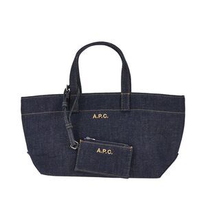 A.P.C. Women Denim Small 'Le Drummer Toile' Bag